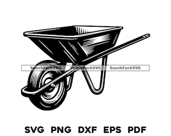 Skottkärradesignfiler | svg png dxf eps pdf | transparent vektorgrafikdesign klipp ut färgämnesunderlägg lasergravyrfiler kommersiellt bruk