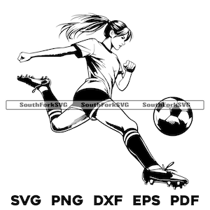 Fußballer Designdateien | svg png dxf eps pdf | transparente Grafik Design Cut Print Dye Sub Laser Files kommerzielle Nutzung