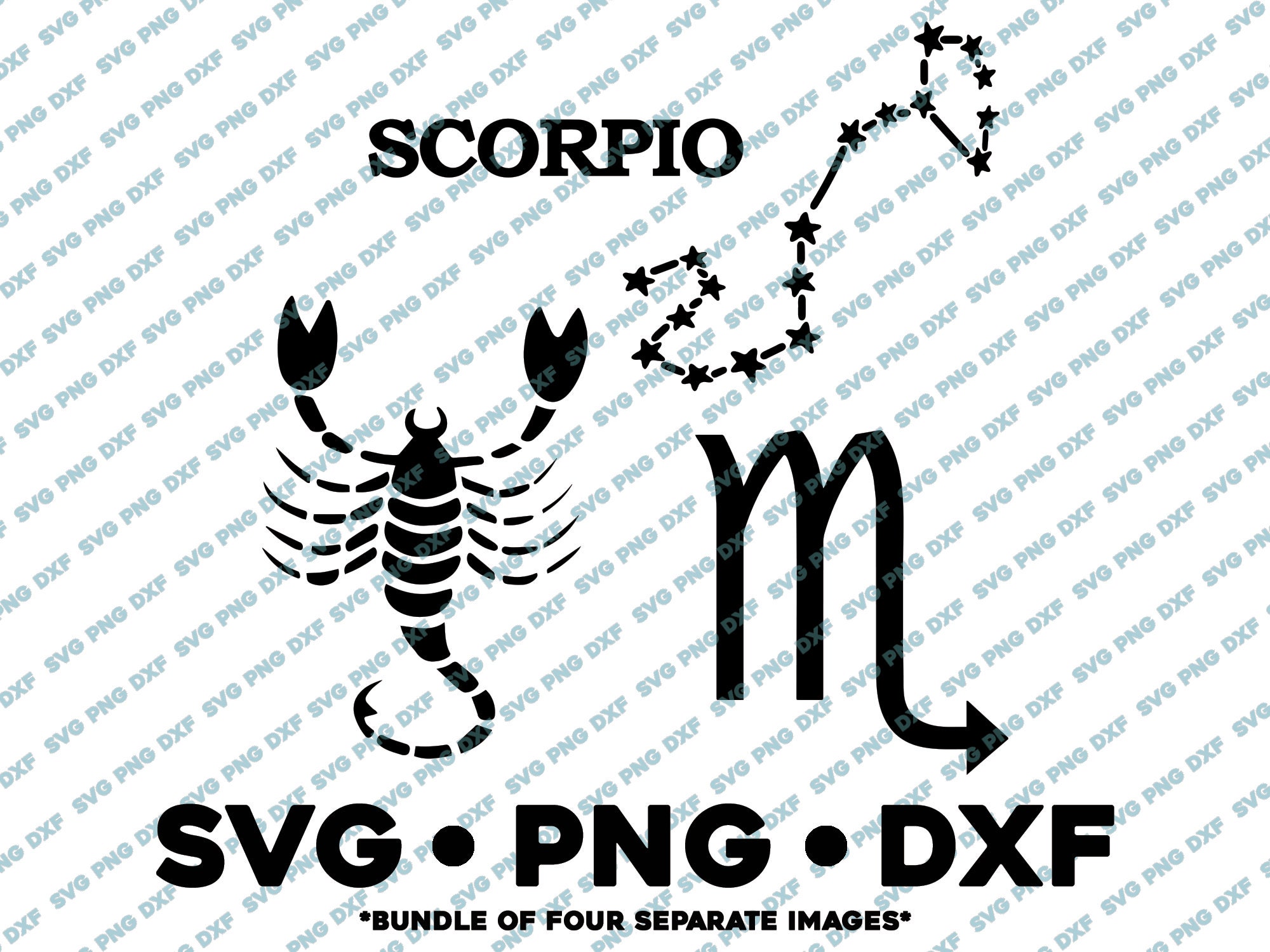 Astrology Clipart-astrology sign scorpio silhouette clipart 6227