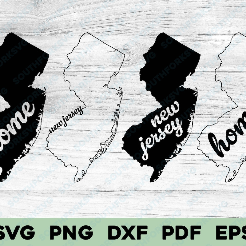 New Jersey Svg - Etsy