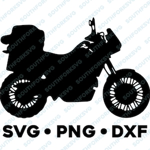 Touring Bike Moto Silhouette SVG PNG DXF Taglia File Design Vector Moto Biker Street King Softail Dual Sport Chopper uso commerciale