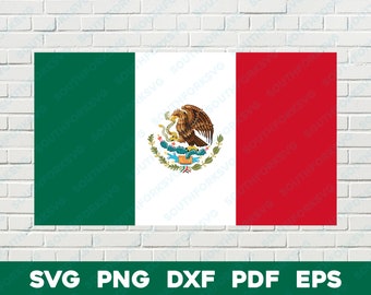 Mexico National Flag svg png dxf eps pdf vector graphic design digital file Central America country patriot world travel republic