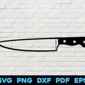 Kochmesser svg png dxf pdf eps Schnittdatei Clip Art Vektorgrafik Bild Transparent Koch Koch Küche Essen Cafe Einfaches Essen Symbol