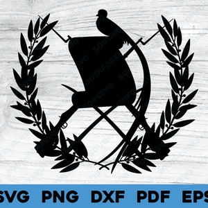 Guatemala National Flag Crest Silhouette svg png dxf eps pdf vector graphic design digital file Central America country patriot world travel