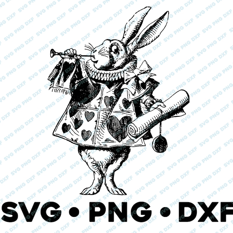 White Rabbit Alice in Wonderland - Etsy