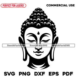 The Buddha svg png dxf eps pdf | vector graphic cut file laser clip art | instant digital download commercial use