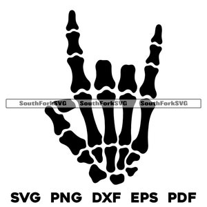 Conception de main de roche sur le squelette | svg png dxf eps pdf | graphique vectoriel découpé, impression, gravure laser, fichiers | Téléchargement numérique utilisation commerciale