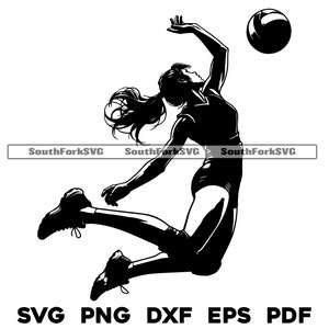 Beachvolleyballspieler svg png dxf eps pdf | transparente Grafik Design Cut Print Dye Sub Laser Files kommerzielle Nutzung