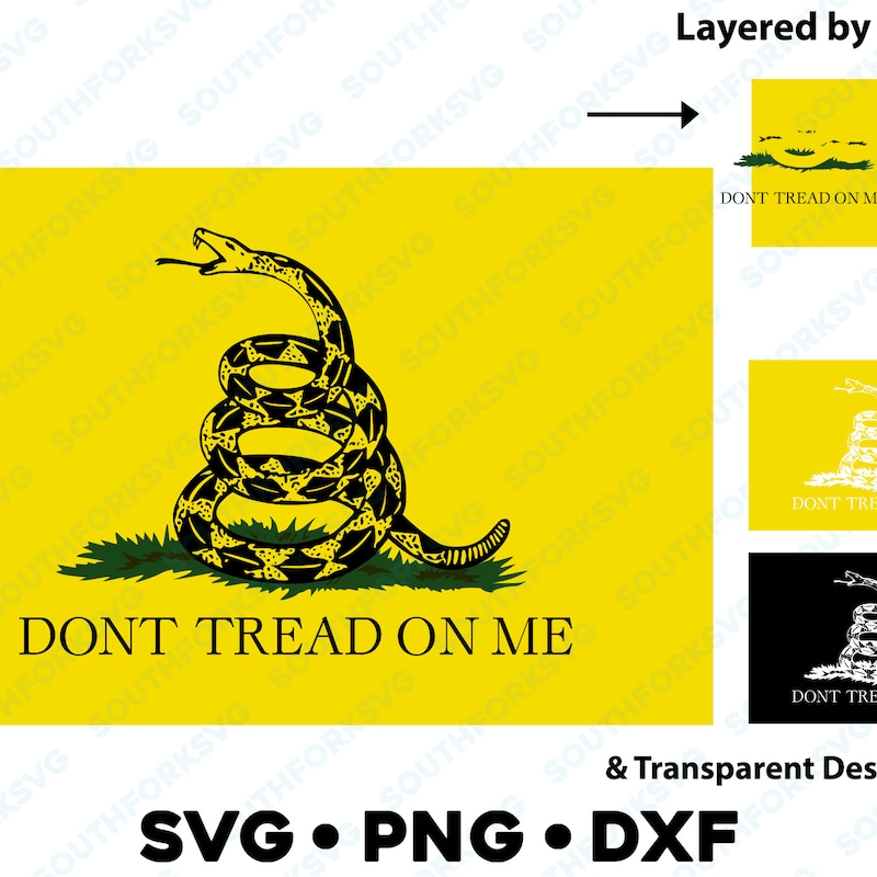 Dont Tread on Me Svg - Etsy