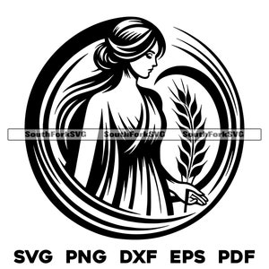 Jungfrau Sternzeichen Design | svg png dxf eps | Vektorgrafik Design Cut Print Dye sub Laser gravieren Digitale Dateien Kommerzielle Nutzung