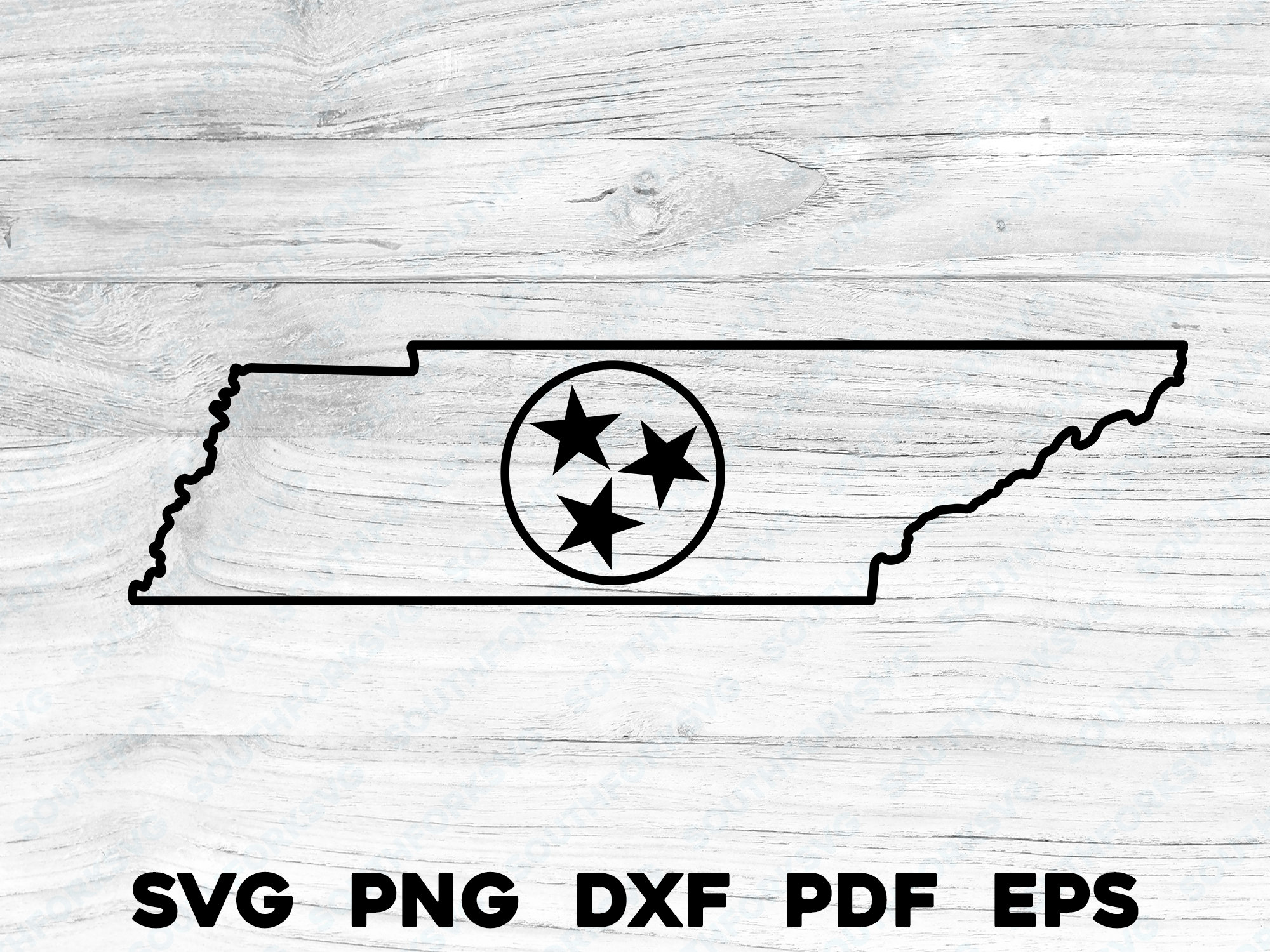 tennessee-tri-star-flag-state-shape-outline-svg-png-dxf-eps-pdf-vector-graphic-design-cut-print-laser-engrave-cnc-file-commercial-use-etsy