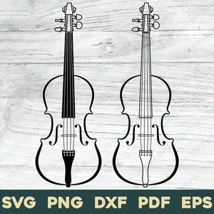 Geigen Design Bündel | svg png dxf eps pdf | Geiger Vektorgrafik geschnitten Datei Laser Clip Art | sofortiger digitaler Download kommerzielle Nutzung