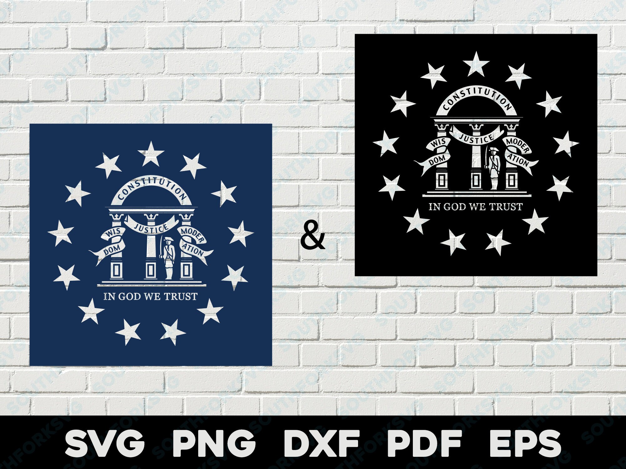 Current Georgia State Flag
