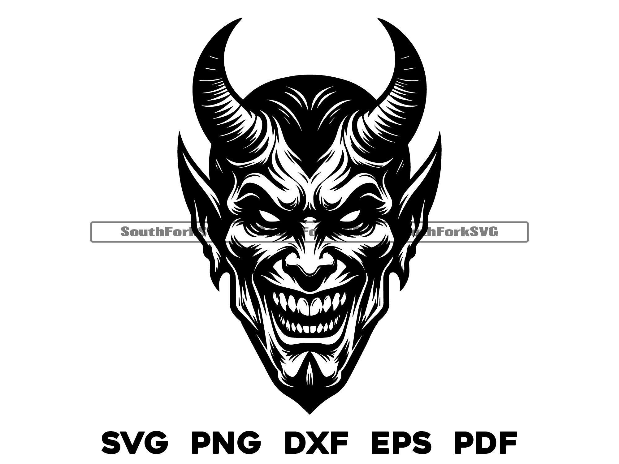 小物 BLACK SIGN x GALCIA DEVIL'S FACE Devil Face SVG Bundle, Devil Face Dxf, Devil Face Png, Devil