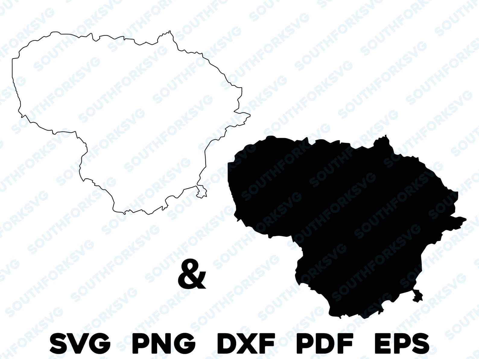 Lithuania Svg Lithuania Country Silhouette & Outline Shapes Svg Png Dxf Pdf Eps ...