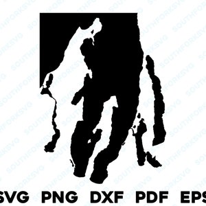Grand Traverse BayMichigan Map Form Silhouette svg png dxf pdf eps Vektorgrafik Design Schneiden Gravur Laser-Datei Bild Boot See Haus