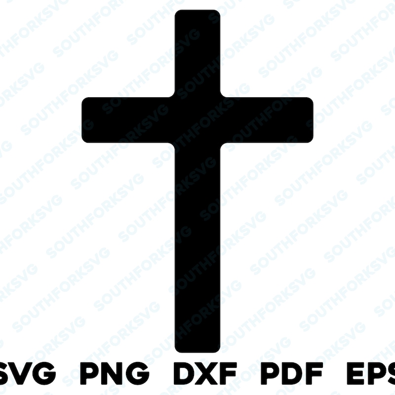 Rounded Cross Svg - Etsy