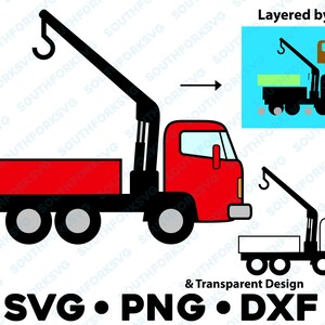 Tow Truck Towing Wrecker SVG PNG DXF clipart transparent vector graphic design cut file silhouette construction handyman trucker driver