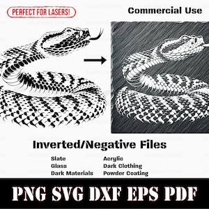 Umgekehrte Klapperschlange svg png dxf eps pdf | kommerzielle Nutzung