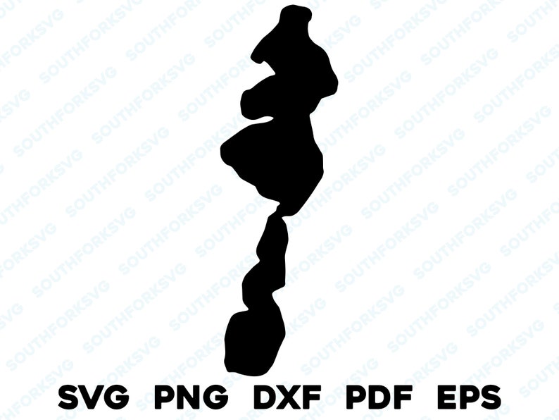 Barlow Lake Michigan Silhouette Shape Svg Png Dxf Pdf Eps Etsy