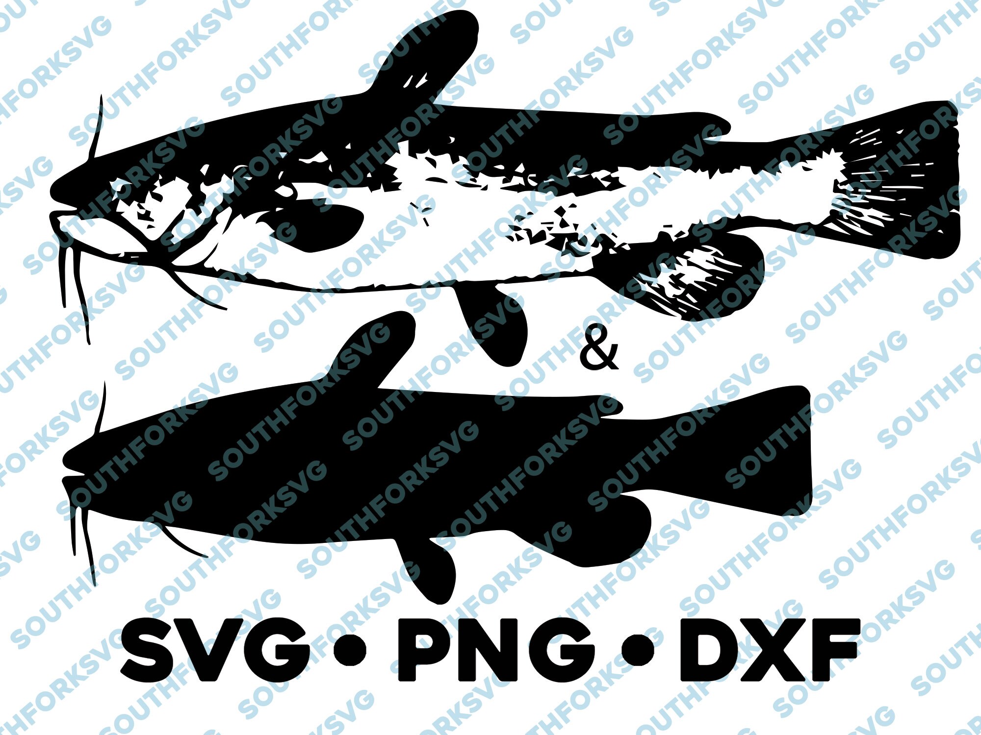 Flathead catfish svg