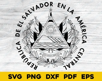 El Salvador nationale vlag Crest transparant svg png dxf pdf eps vector grafisch ontwerp digitaal bestand Centraal-Amerika countr reizen republiek