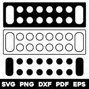 Lot 1 de plateaux de jeu Mancala | svg png dxf eps pdf | Conception graphique vectorielle découpée, impression, teinture, sub, gravure laser, fichiers cnc, utilisation commerciale
