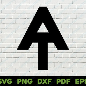Znacznik szlaku Appalachów Logo SVG PNG DXF Plik do cięcia Sylwetka Piesze wycieczki Plecakowanie Kemping Góry Aktywne życie na zewnątrz natura