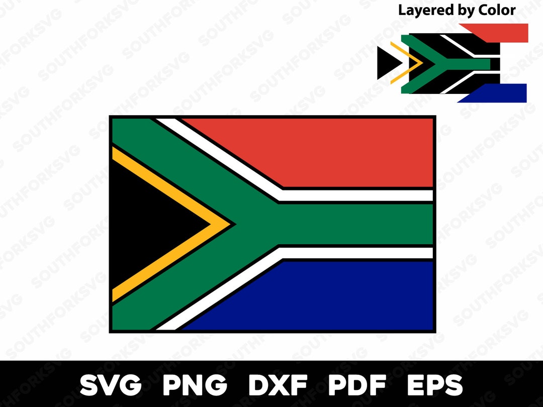 South Africa African Flag 2 Svg Png Dxf Eps Pdf Layered By Color South Africa African Flag 2 Svg Png Dxf Eps Pdf Layered By Color
