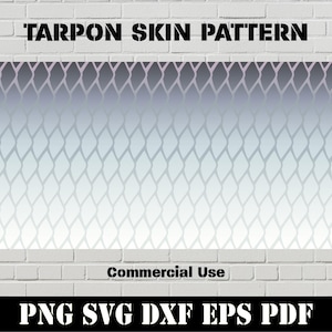 Tarpon Skin Pattern svg png eps pdf | Salmon Trout Steelhead Fly Fishing Design Vector Dye Sub Print Download Commercial Use