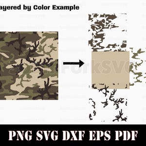 Splitter Camo Vector Camo Seamless Pattern Block Bundle Svg Png Dxf Eps Pdf | Vector Graphic ...