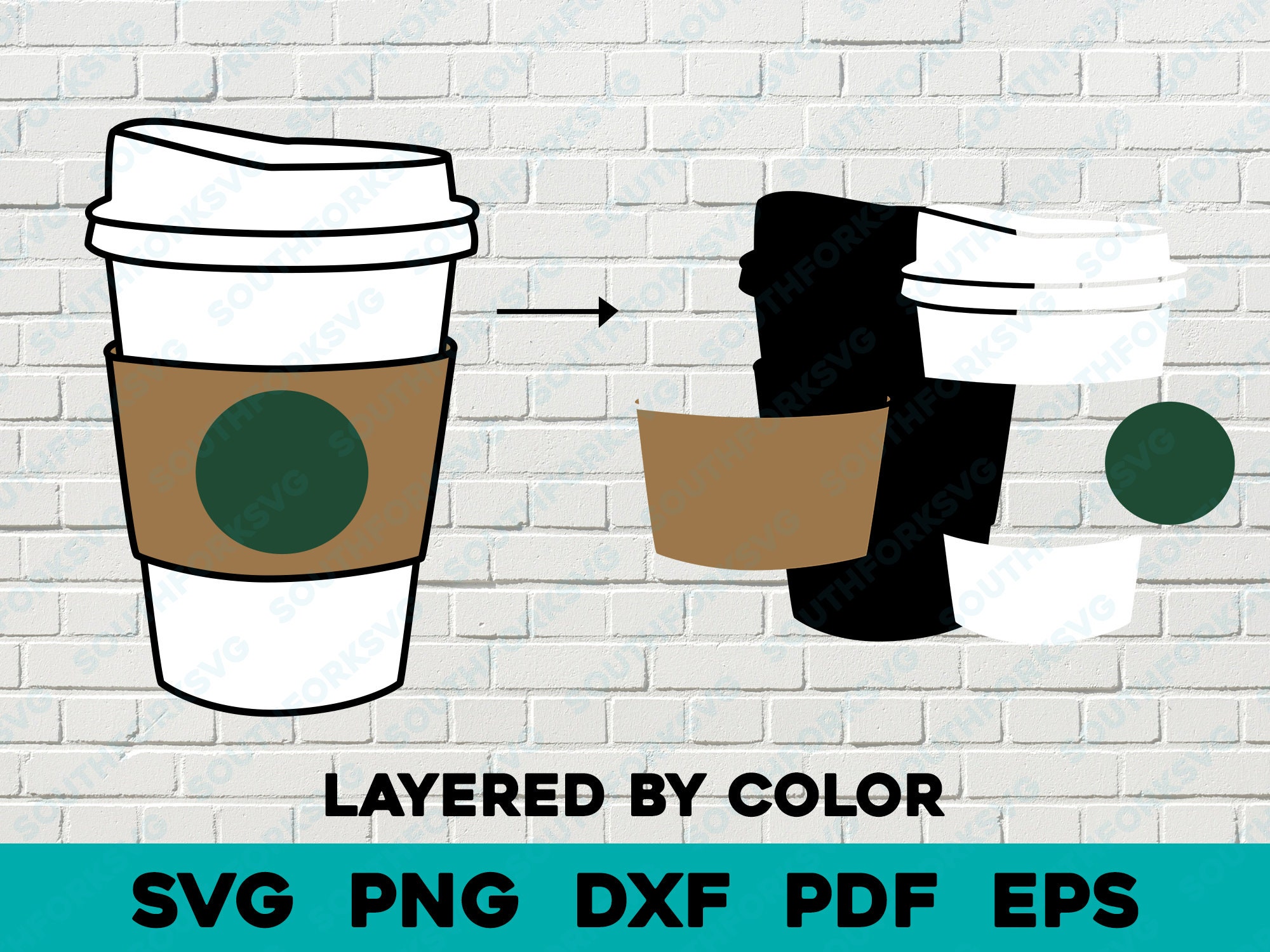 Complete Coffee Bundle Svg Png Dxf Pdf Eps Layered by Color - Etsy UK