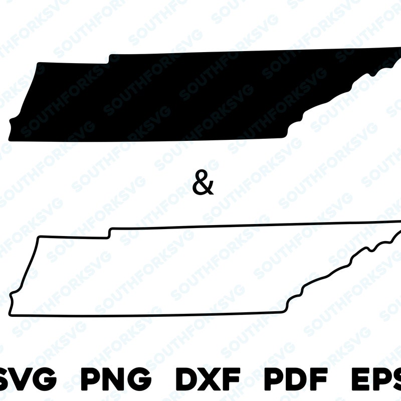 Tennessee Outline.pdf Tennessee Outline - Etsy