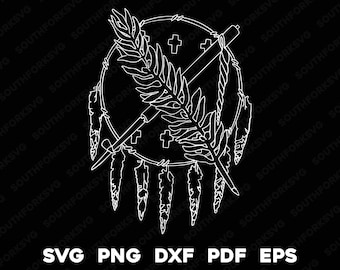 Oklahoma State Flag Crest Outline White | svg png dxf eps pdf | vector graphic design cut print dye sub laser cnc digital files