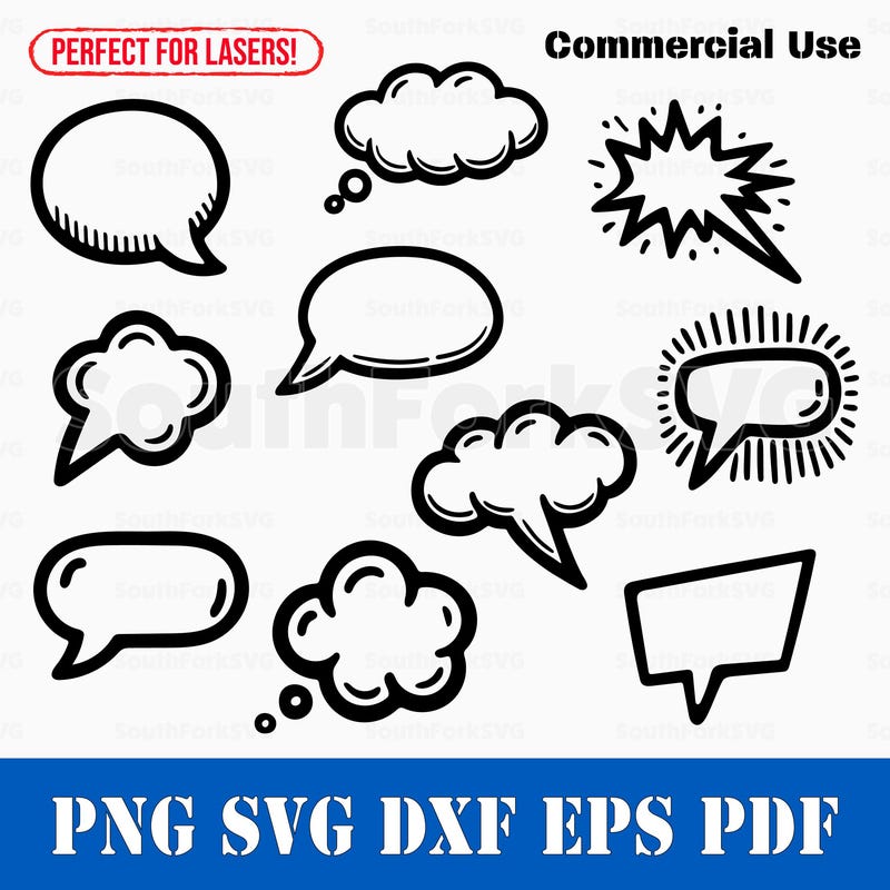 Cartoon Bubble Clip Art Png - Etsy