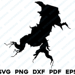 Mapa del lago Benbrook, Texas, silueta, forma, svg, png, dxf, pdf, eps, diseño gráfico vectorial, corte, grabado, archivo láser, imagen, barco, lago, casa