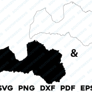 Lettland Land Silhouette & Umriss Formen svg png dxf pdf eps Vektorgrafik Design Cut Gravieren Laserdatei Bildkarte Europa