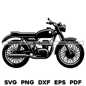 Cafe Racer Motorcycle Design Files / svg png dxf eps pdf / disegno grafico vettoriale taglio stampa colorante sub laser cnc file digitali uso commerciale