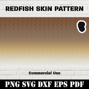 Fishig Red Pattern Redfish Red Drum Skin Pattern Svg Png Eps Pdf | Salmon Trout Steelhead ...