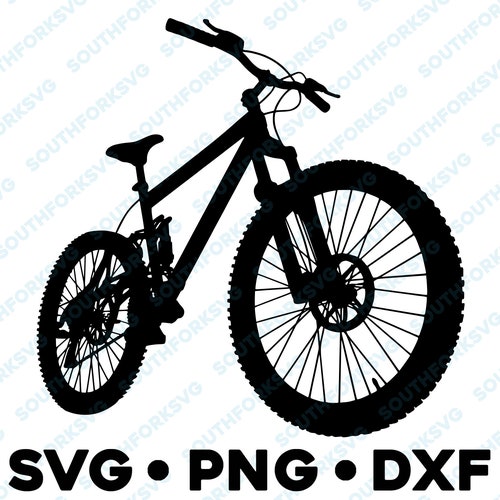 Seizoen synoniemenlijst Beheren Mountain Bike Biker Bicycle Biking SVG PNG DXF Vector Graphic - Etsy