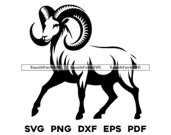 Aries Ram Zodiac svg png dxf pdf eps | vector graphic design cut print dye sub laser engrave digital files commercial use