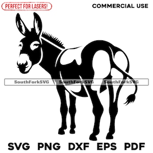 Esel Hintern svg png dxf eps pdf | transparente Vektorgrafik Design Cut Print Dye sub Laser graviert Dateien Kommerzielle Nutzung
