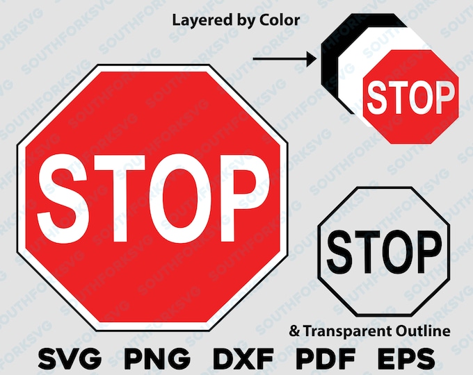 Stop Alt Sign Svg This item is unavailable - Etsy