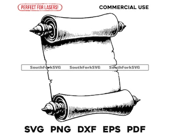Lasergravur-Dateien Antike Pergamentrolle svg png dxf eps pdf | 30 x 30 Graphik geschnitten print Dye sub Laser cnc Dateien kommerzielle Nutzung