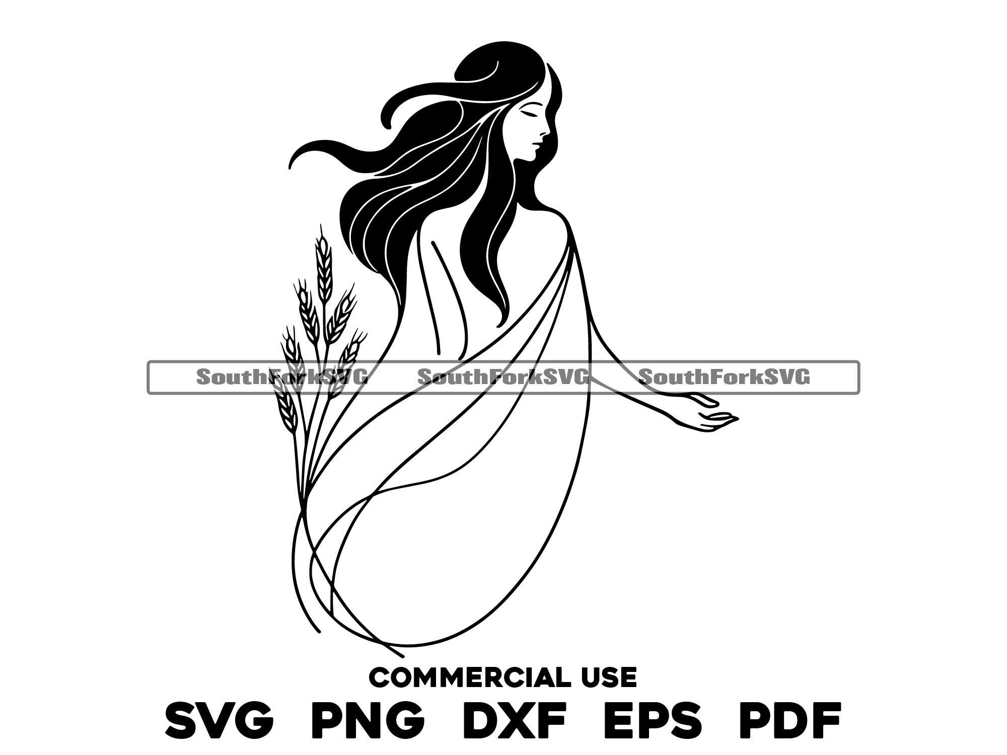 乙女座の星座線画 svg png dxf pdf eps | ベクターグラフィック
