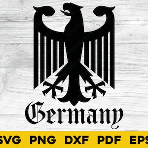 Germany National Country Flag Crest svg png dxf pdf eps transparent vector graphic design digital file United Nation world travel Europe