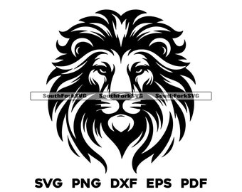 Leo Lion Design | svg png dxf pdf eps | vector graphic design cut print dye sub laser engrave digital files commercial use