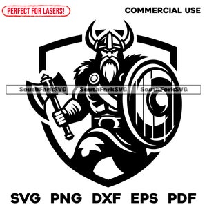 Viking Middle High School Sports Team Mascot  | svg png dxf eps pdf | vector graphics design cut print dye sub laser digital files