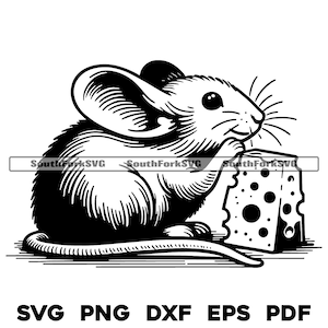 Babymuis met kaas | svg png dxf eps pdf | transparant vector grafisch ontwerp gesneden print kleurstof sub laser graveerbestanden commercieel gebruik