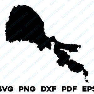 Clear Lake California carte forme Silhouette svg png dxf pdf eps vector design graphique coupe gravure fichier laser image ing bateau maison du lac